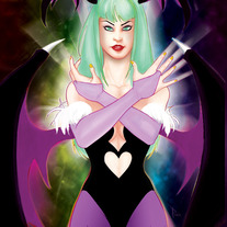 Morrigan Darkstalkers print