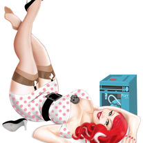Lucy Pin Up print