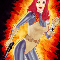 Scarlett print