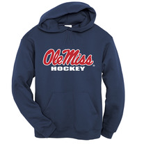 Ole Miss Script Ice Hockey Hoodie