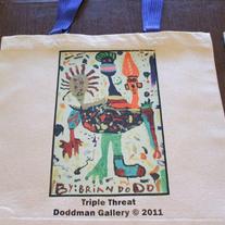 Tote bag featuring Triple Threat
