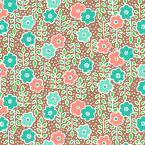 Fat Quarter- Sweet Tooth Milk Shake Floral PR140/PR140