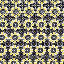 Fat Quarter- Folk Life Black Floral by Anthology/PR115