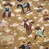 Fat Quarter- Alexander Henry's Bucky, the Bucking Bronco/AHF12