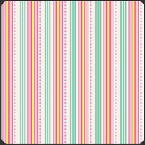 Fat Quarter- Sugar Bubble Gum Ribbons by Art Gallery/SU 901