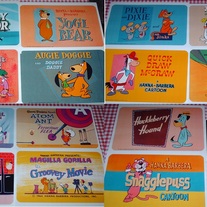 Set of 15 Hanna Barbara Cartoon Production Cards 