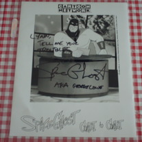Space Ghost Coast To Coast Signed Autograph George Lowe 