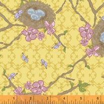 Fat Quarter- Nesting in Yellow/311974