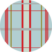 Fat Quarter- Light Blue Plaid/317642