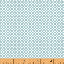 Fat Quarter- Peacock in Blue Dots/318182