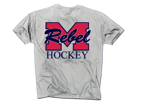 Ole Miss Rebel Hockey Tee