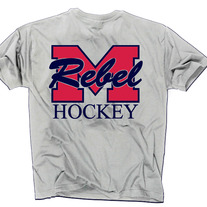 Ole Miss Rebel Hockey Tee