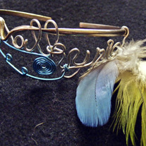 Valkyrie Wire Worked Cuff Bracelet