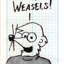 Sketch Card: Guy Weasel