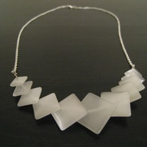 White Stone Necklace