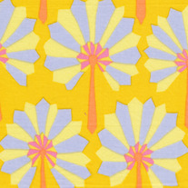 Fat Quarter- Palm Fan in Yellow/GP 114 Yellow