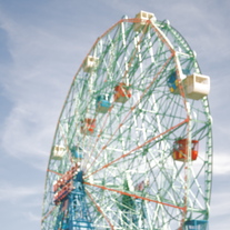 "wonder wheel" print