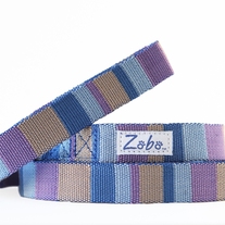 TwoBlue dog collar
