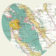 San Francisco California Art City Heart Map - Wood Block Art Print - Thumbnail 2