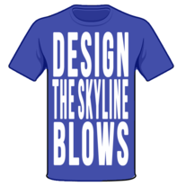Design The Skyline Blows BLUE