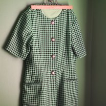 Green Houndstooth Lady's Blazer