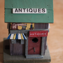 Antique Store Shaped Birdhouse