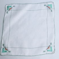 Vintage, Embroidered Hankie