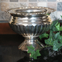Silvertone Vase or Urn