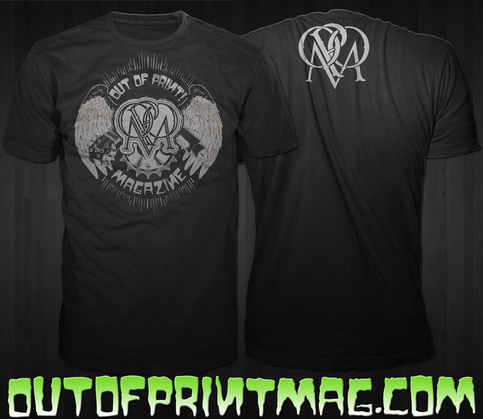 OUT OF PRINT LOGO TEE + OOPM VOL.1