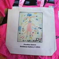 Tote with Poodles Galore