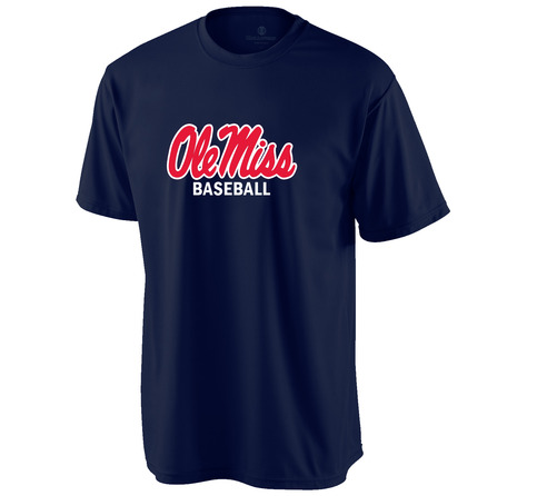 Ole Miss Baseball Dry-Excel Tees
