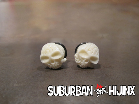 Skull Single Flare Plug