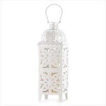 Giant-Size White Medallion Lantern
