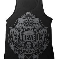Farewell, Dreamer Tank Top - Black