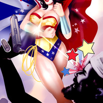 Wonder Woman Saves the Day! print