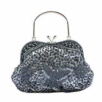 Gorgeous Satin Evening Bag Handbag Purse Clutch 