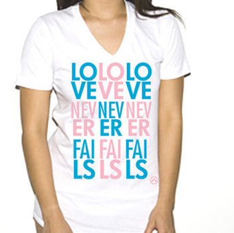 LOVE NEVER FAILS - WHITE F