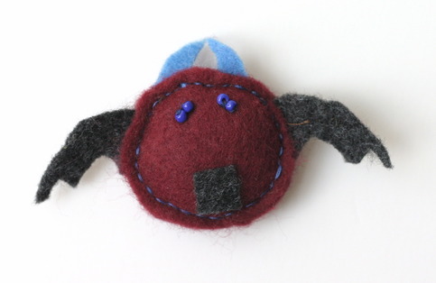 Tiny Monster Friend--Red Bat Guy