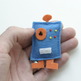 Tiny Monster Friend--Blue Robot - Thumbnail 2