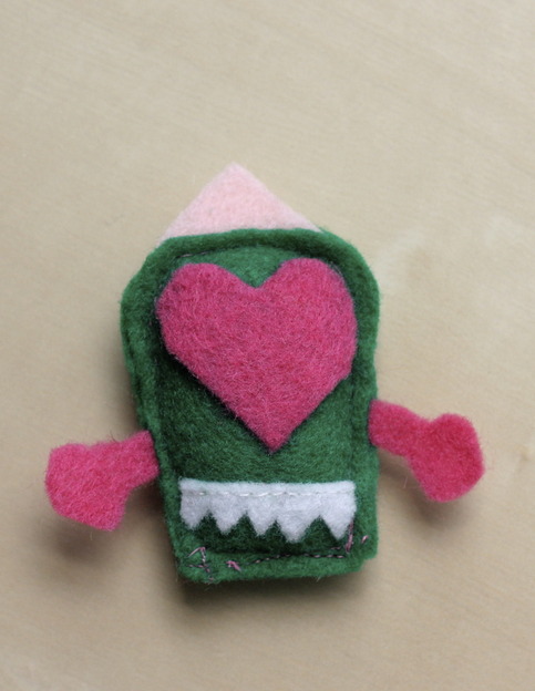 Tiny Monster Friend--Green Guy