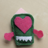 Tiny Monster Friend--Green Guy