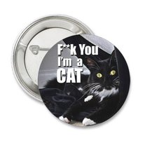 Mean Kitty button