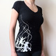 Women's V-Neck T-Shirt - Thumbnail 2