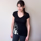 Women's V-Neck T-Shirt - Thumbnail 4