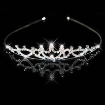 Gorgeous Clear Crystals Wedding Bridal Tiara/ Headpiece/ Headband 