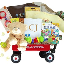 Personalized "Thank Heaven" For Little Babies - Radio Flyer Wagon