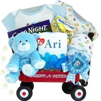 Personalized "Thank Heaven" For Little Boys - Radio Flyer Wagon