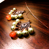 Fan Dancer at the Spice Bazaar Earrings
