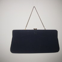 Vintage 90s Bow Clutch Purse