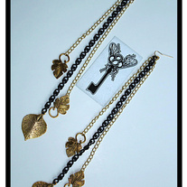 Feather Drop Earrings...
